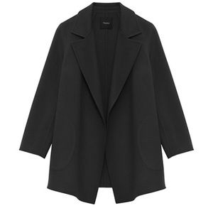 Theory black peacoat